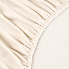 Silky Smooth Splittopper Hoeslaken - Natural Dune