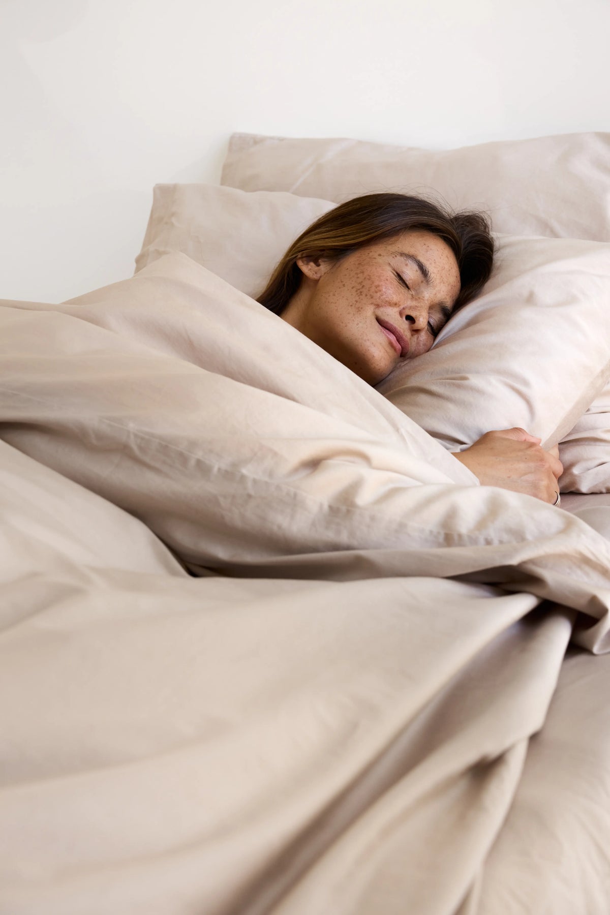 100% Organic Cotton - Duvet Cover in Sand 