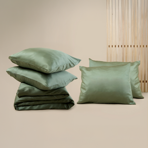 Tencel Clean Sleeper Bundle with a duvet cover & two extra pillowcases - Sage Green