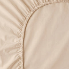 Organic Cotton Split-Topper Sheet - Sand