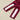 Close-up of the adjustable strap on the SJUMO Silky Smooth sleep mask in burgundy
